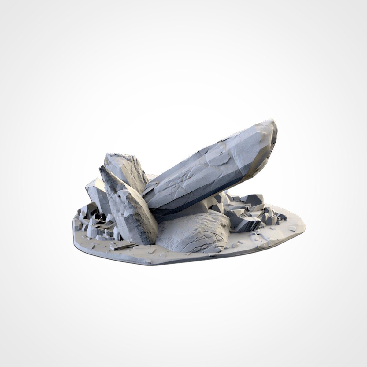 Rocky Terrain - Scifi Terrain - 3D Printed PLA Plastic - Sigmarite Boutique