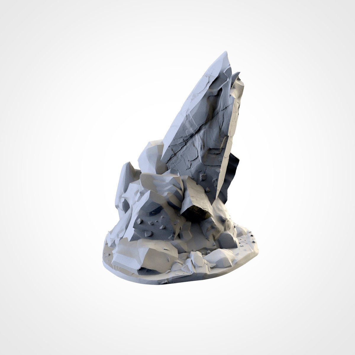 Rocky Terrain - Scifi Terrain - 3D Printed PLA Plastic - Sigmarite Boutique