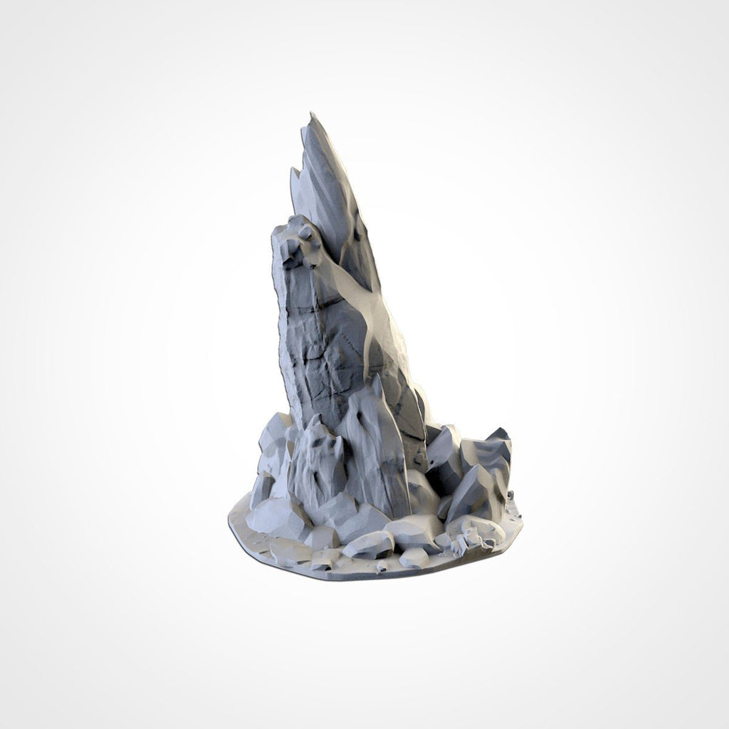 Rocky Terrain - Scifi Terrain - 3D Printed PLA Plastic - Sigmarite Boutique