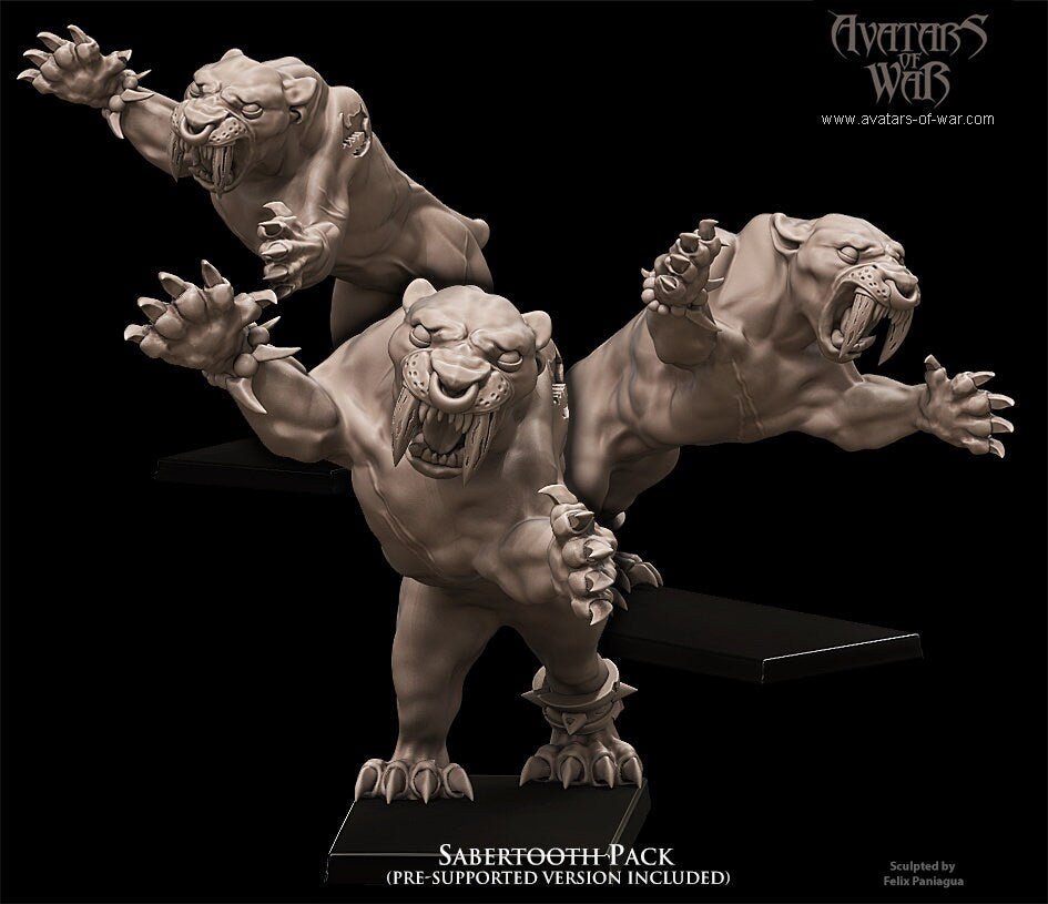Sabretooth Pack - Avatars of War - Sigmarite Boutique