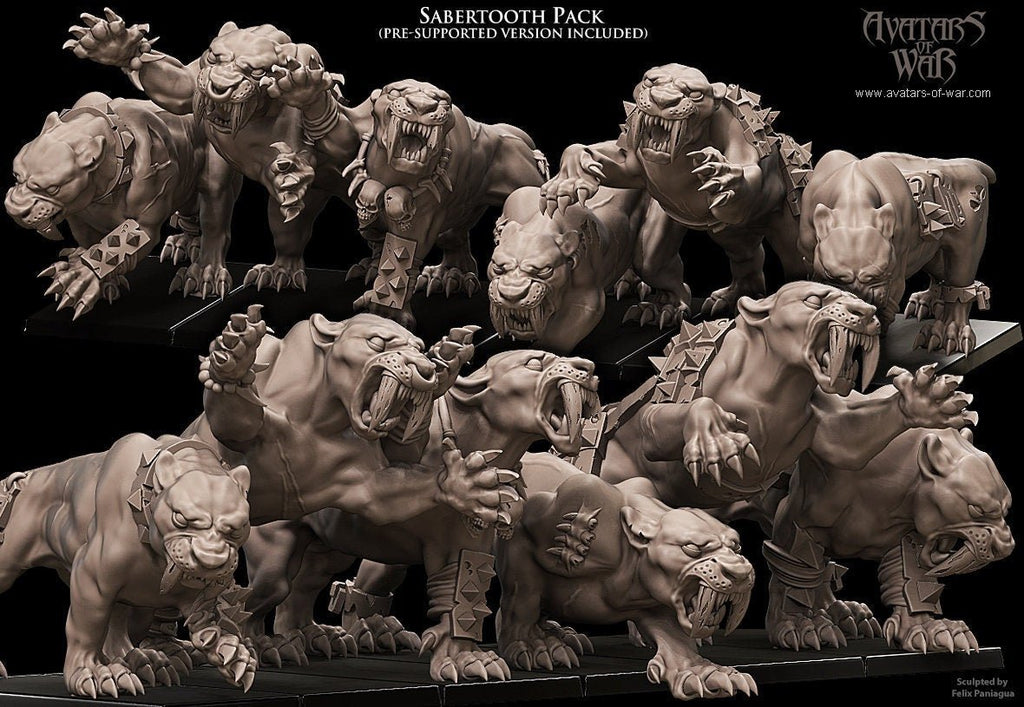 Sabretooth Pack - Avatars of War - Sigmarite Boutique