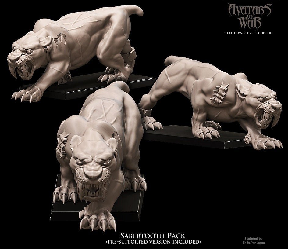 Sabretooth Pack - Avatars of War - Sigmarite Boutique