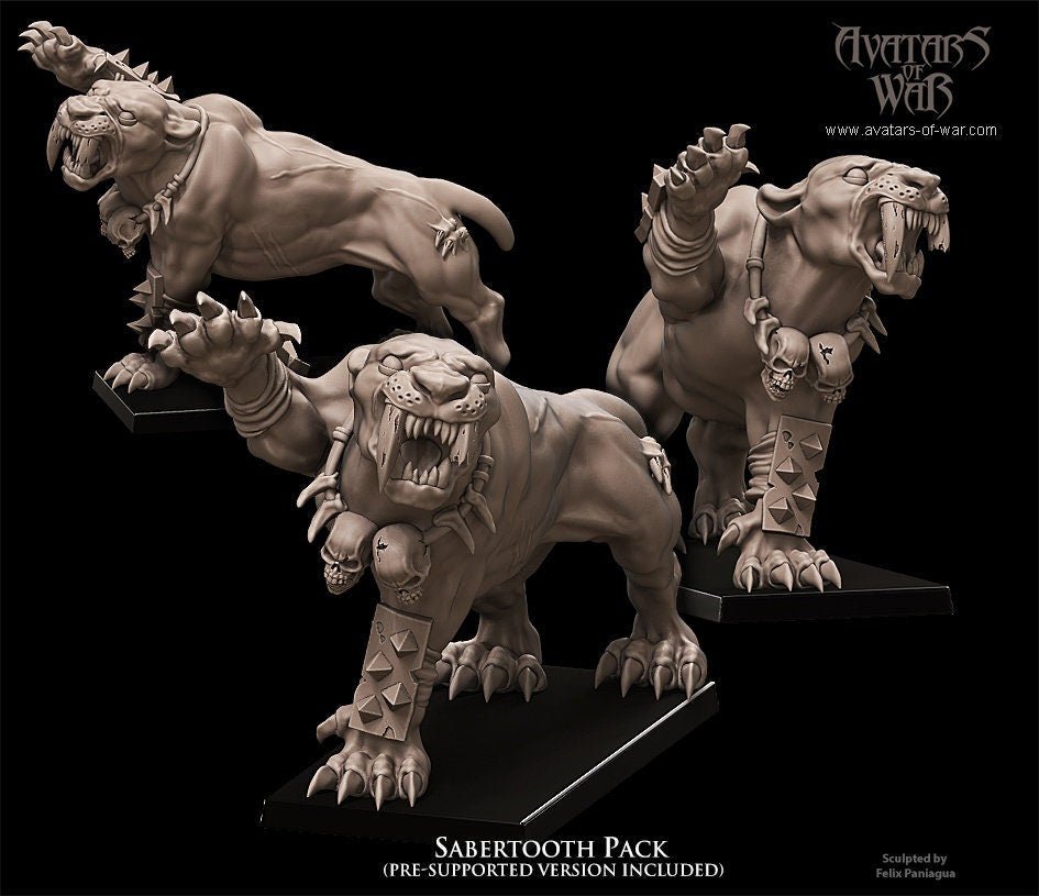 Sabretooth Pack - Avatars of War - Sigmarite Boutique