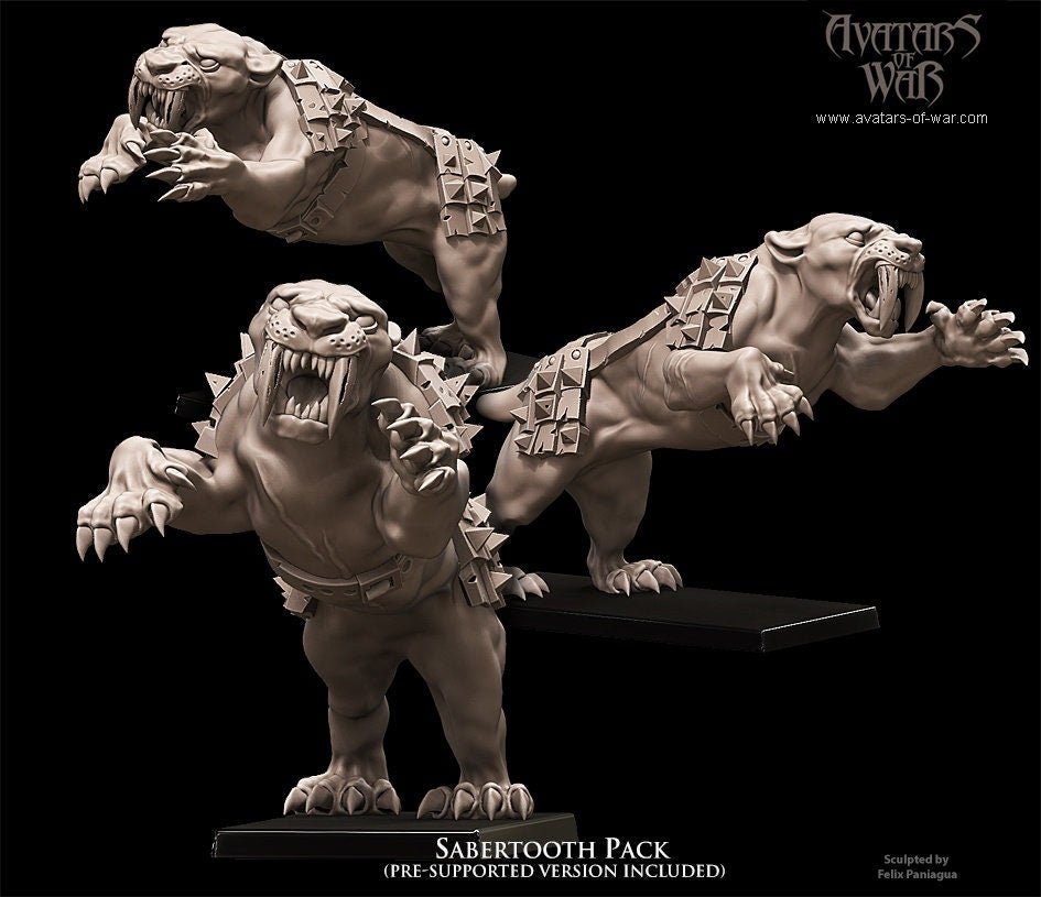 Sabretooth Pack - Avatars of War - Sigmarite Boutique