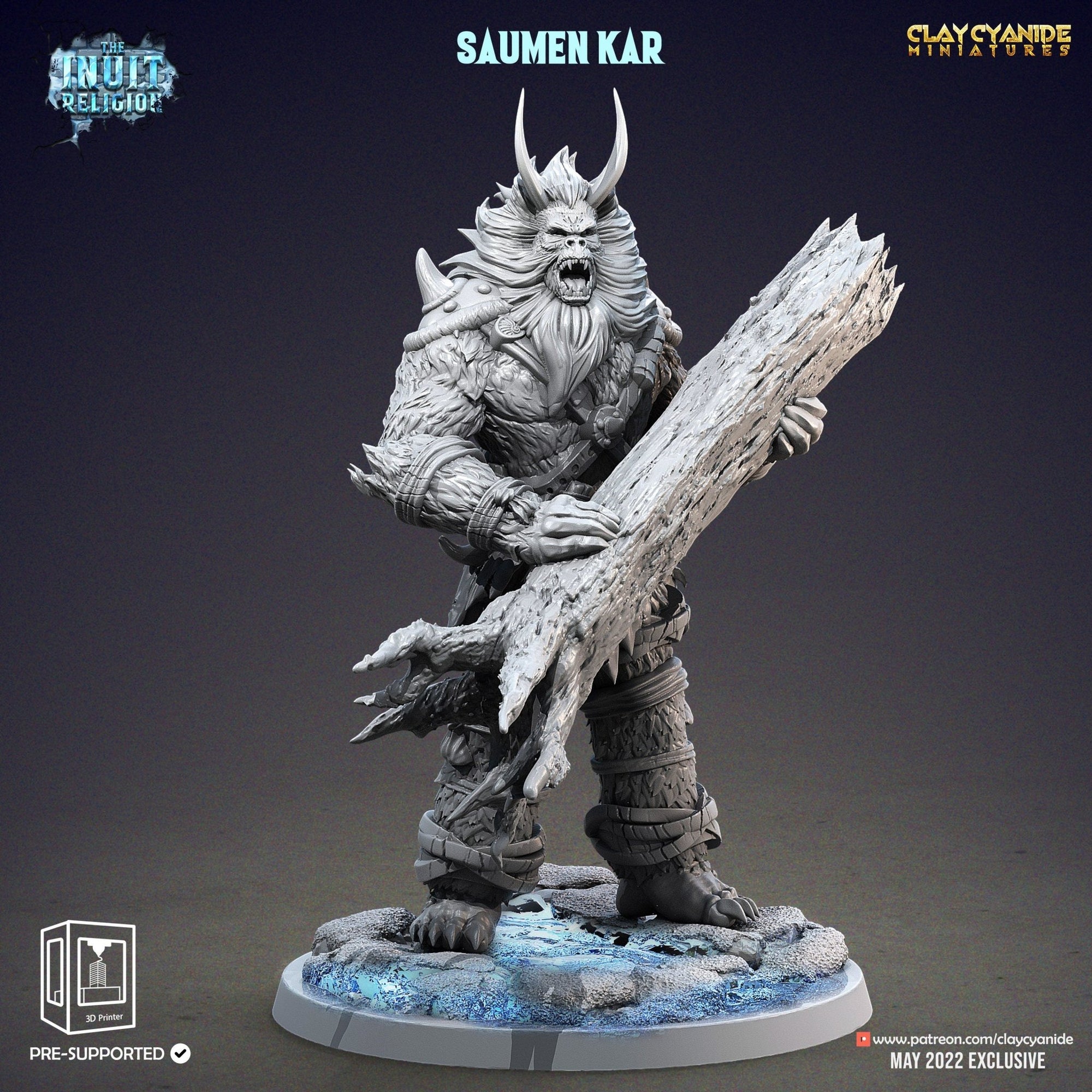 Saumen Kar - Inuit Religion - Clay Cyanide - Sigmarite Boutique