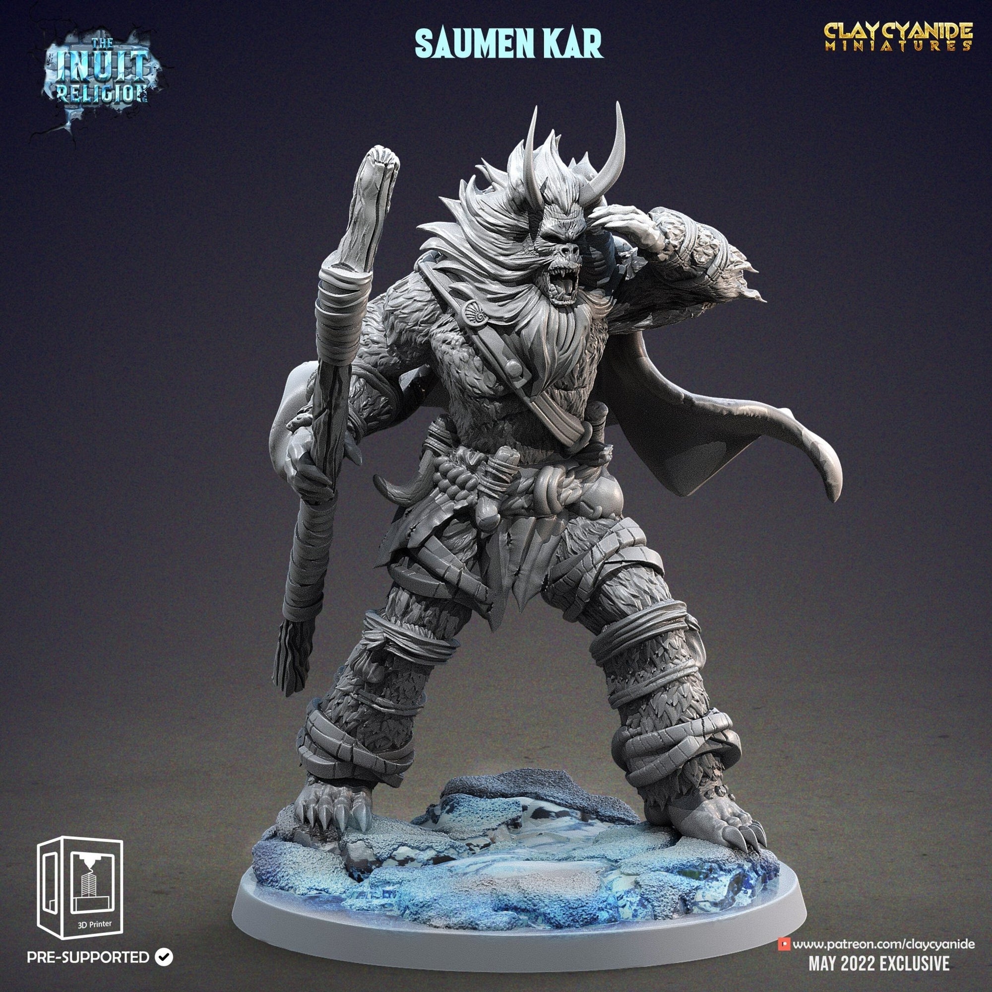 Saumen Kar - Inuit Religion - Clay Cyanide - Sigmarite Boutique