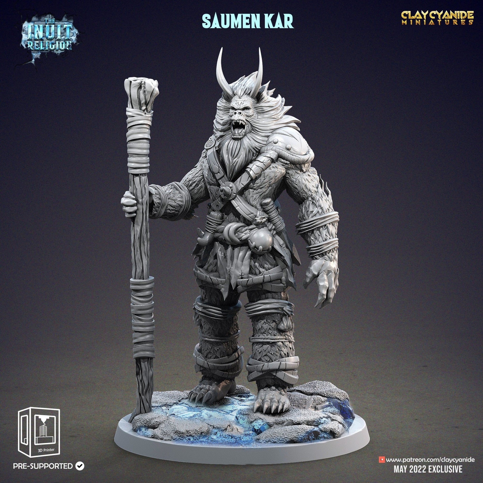 Saumen Kar - Inuit Religion - Clay Cyanide - Sigmarite Boutique