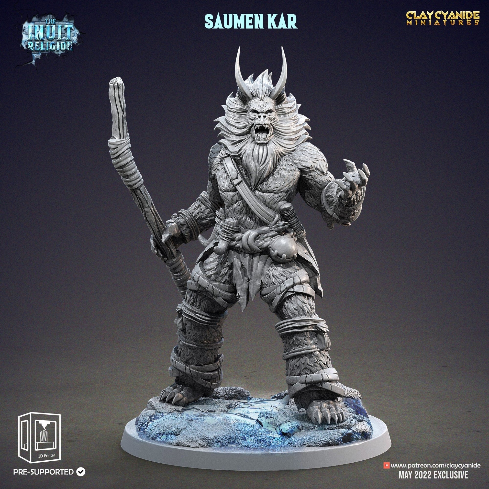 Saumen Kar - Inuit Religion - Clay Cyanide - Sigmarite Boutique