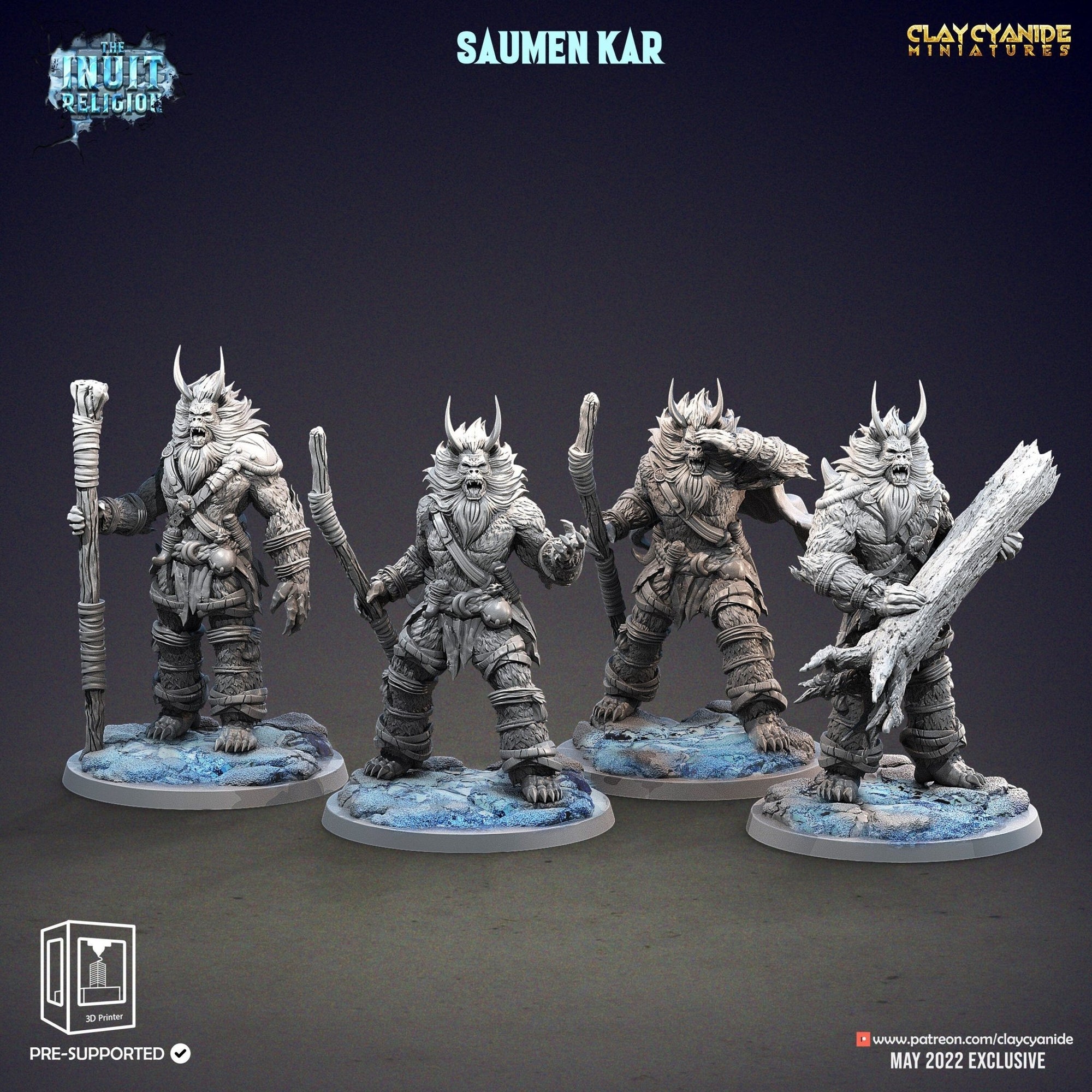 Saumen Kar - Inuit Religion - Clay Cyanide - Sigmarite Boutique