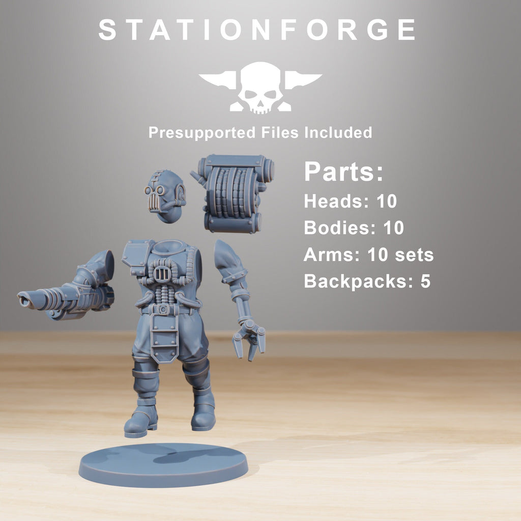 Scavenger Cyborgs - StationForge - Sigmarite Boutique