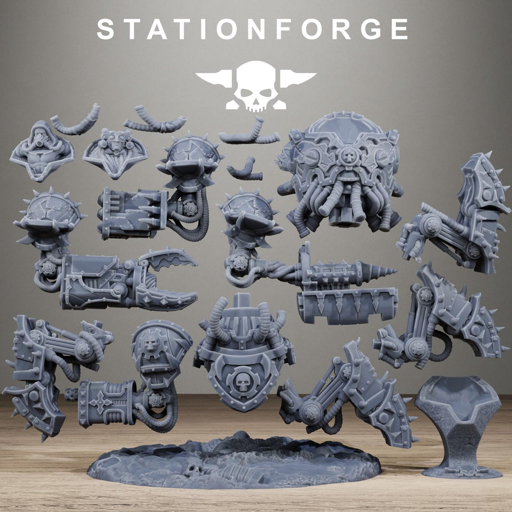 Scavenger Profaner Resin Daemon Engine Walker for Sci Fi Wargaming & RPGs - StationForge - Sigmarite Boutique