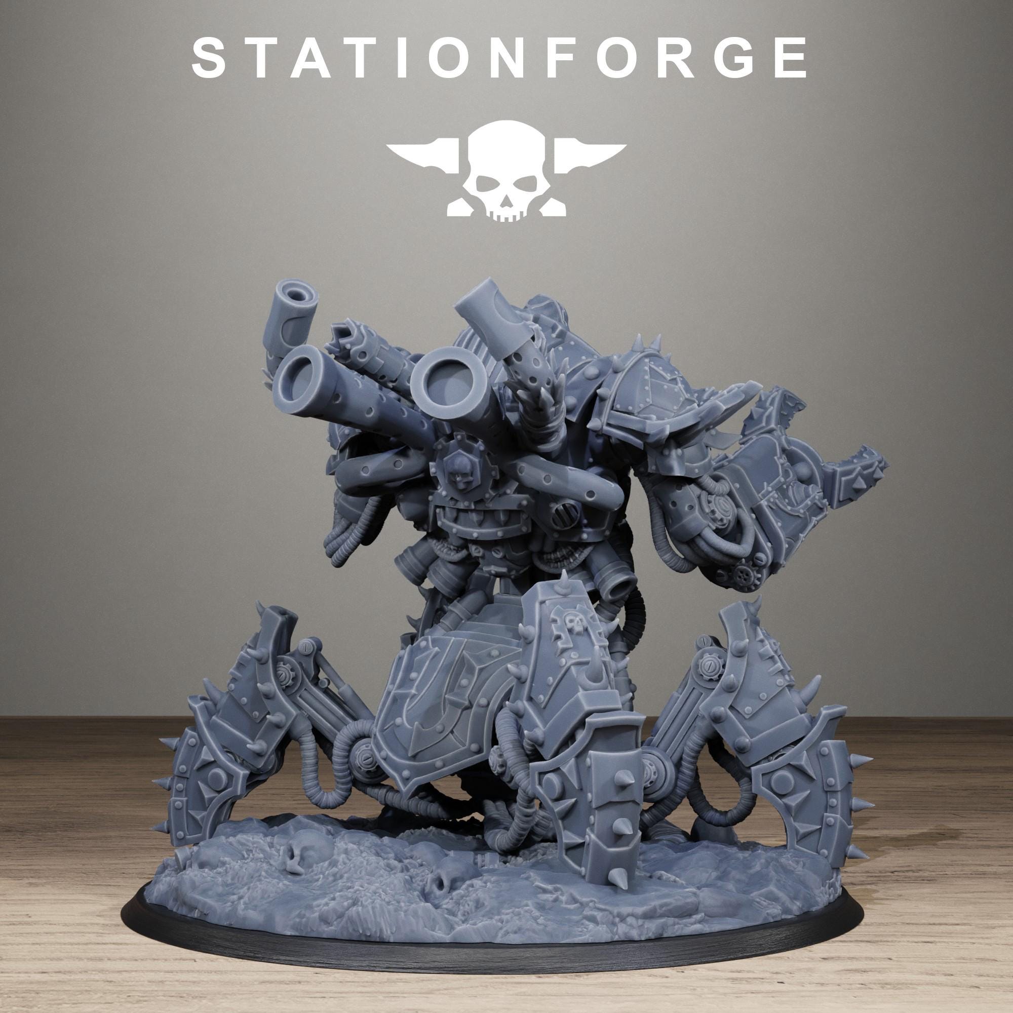 Scavenger Profaner Resin Daemon Engine Walker for Sci Fi Wargaming & RPGs - StationForge - Sigmarite Boutique
