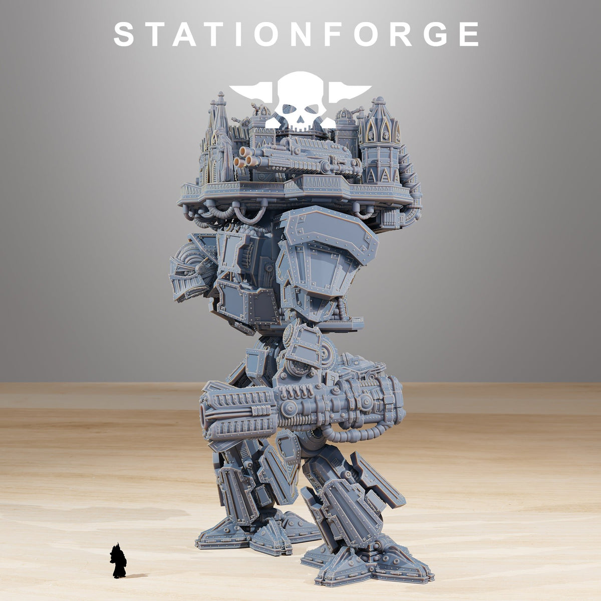 Scavenger Trident - Massive Resin Titan Walker for Sci Fi Wargaming - StationForge - Sigmarite Boutique
