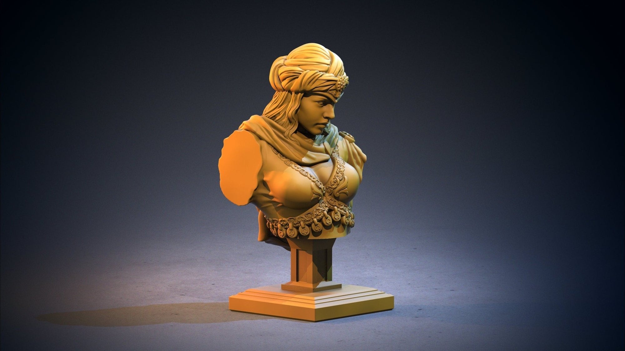 Scheherazade Bust - Arabian Nights - Clay Cyanide - Sigmarite Boutique