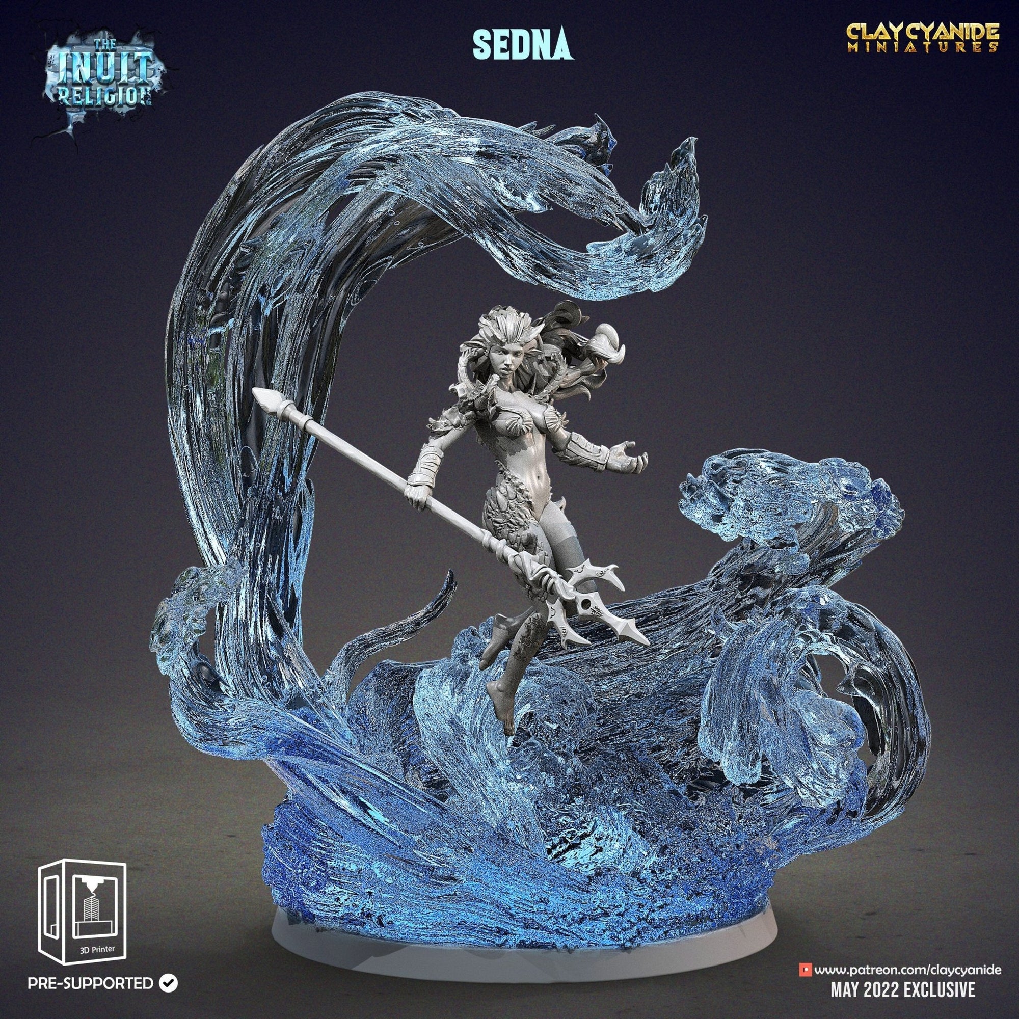 Sedna - Inuit Religion - Clay Cyanide - Sigmarite Boutique