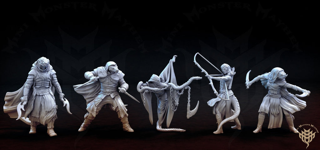 Serpentfolk Characters - Eye of the Serpent - Mini Monster Mayhem - Sigmarite Boutique