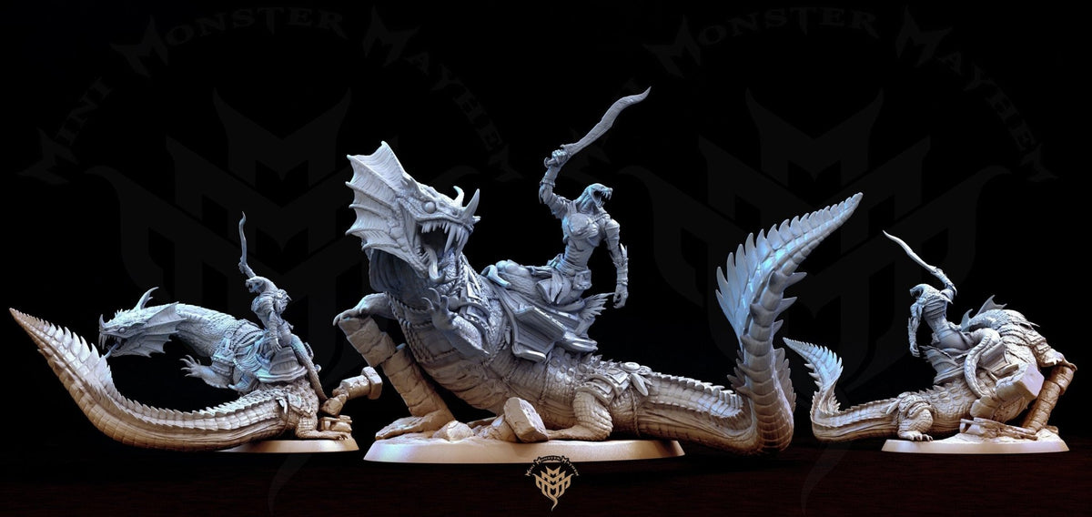 Serpentine Mount - Eye of the Serpent - Mini Monster Mayhem - Sigmarite Boutique