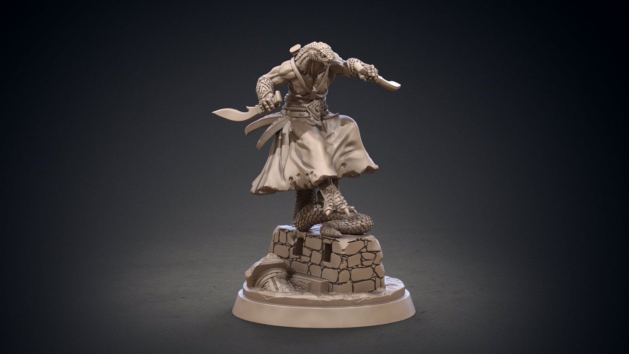 Serpentmen - Hyborian Age - Clay Cyanide - Sigmarite Boutique