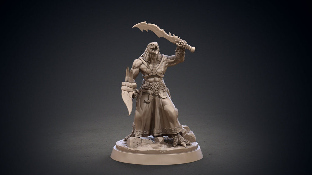 Serpentmen - Hyborian Age - Clay Cyanide - Sigmarite Boutique