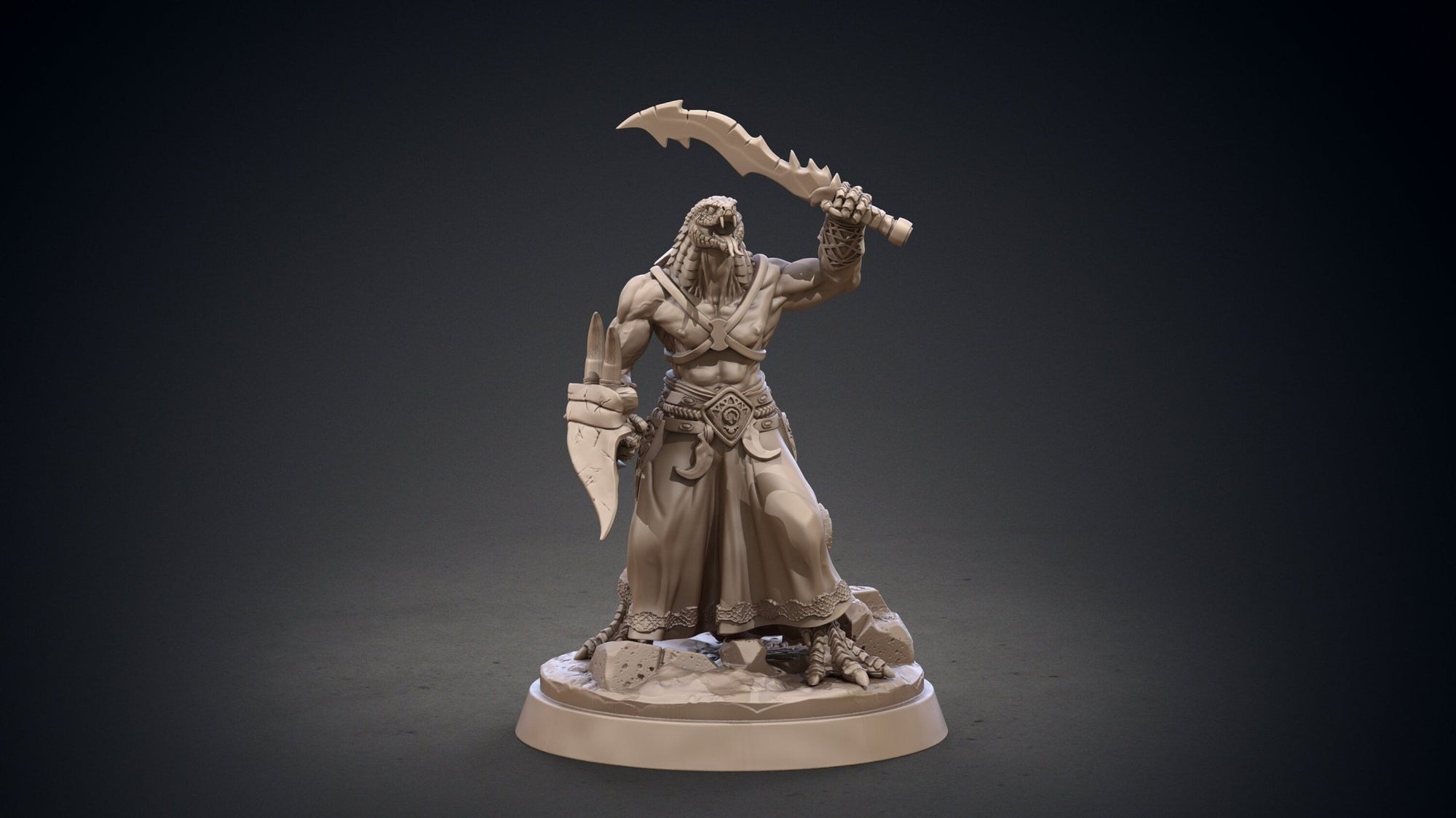 Serpentmen - Hyborian Age - Clay Cyanide - Sigmarite Boutique