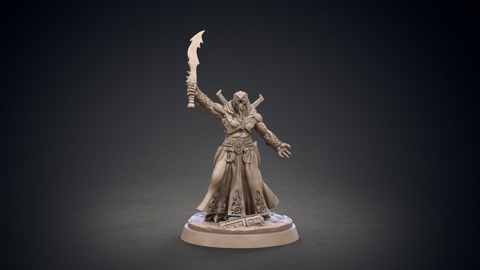 Serpentmen - Hyborian Age - Clay Cyanide - Sigmarite Boutique