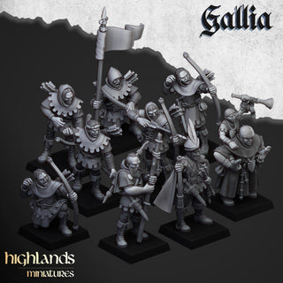 Sherwood Archers - Gallia - Highlands Miniatures - Sigmarite Boutique