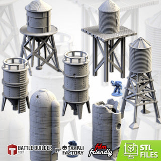 Silos and Storage Towers - Txarli Factory - Sigmarite Boutique