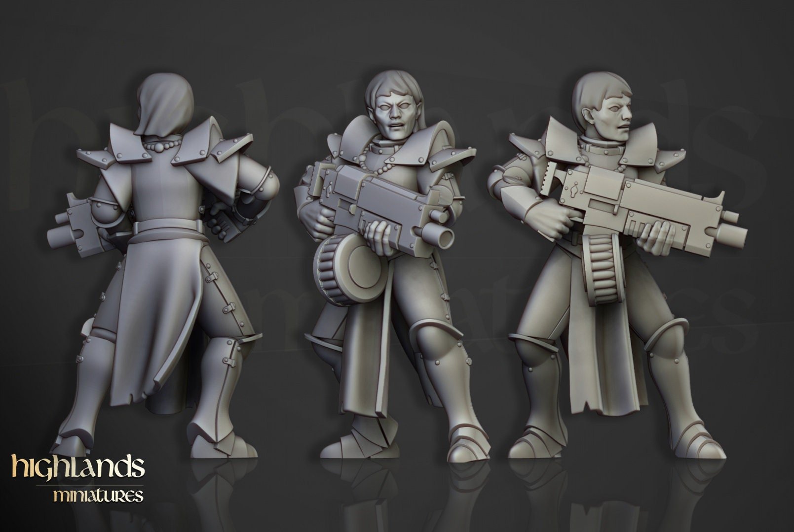 Sisters of St Helena with Guns - Highlands Miniatures - Sigmarite Boutique