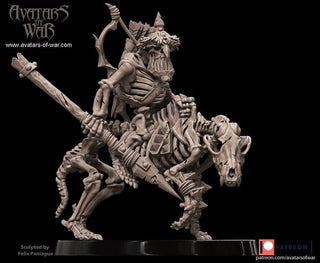 Skeletal Goblin Wolf Rider - Avatars of War - Sigmarite Boutique