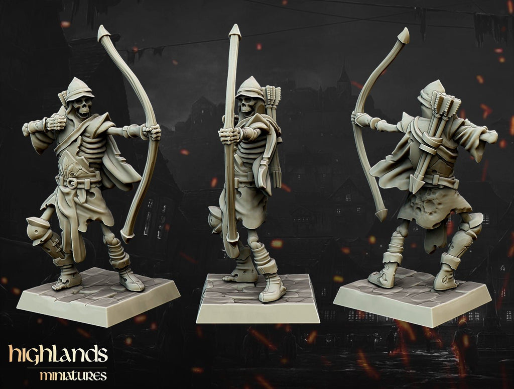 Skeleton Archers - Highlands Miniatures - Sigmarite Boutique