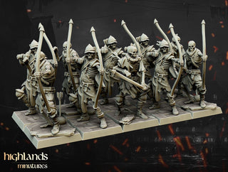 Skeleton Archers - Highlands Miniatures - Sigmarite Boutique