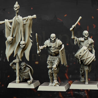 Skeleton Command - Highlands Miniatures - Sigmarite Boutique