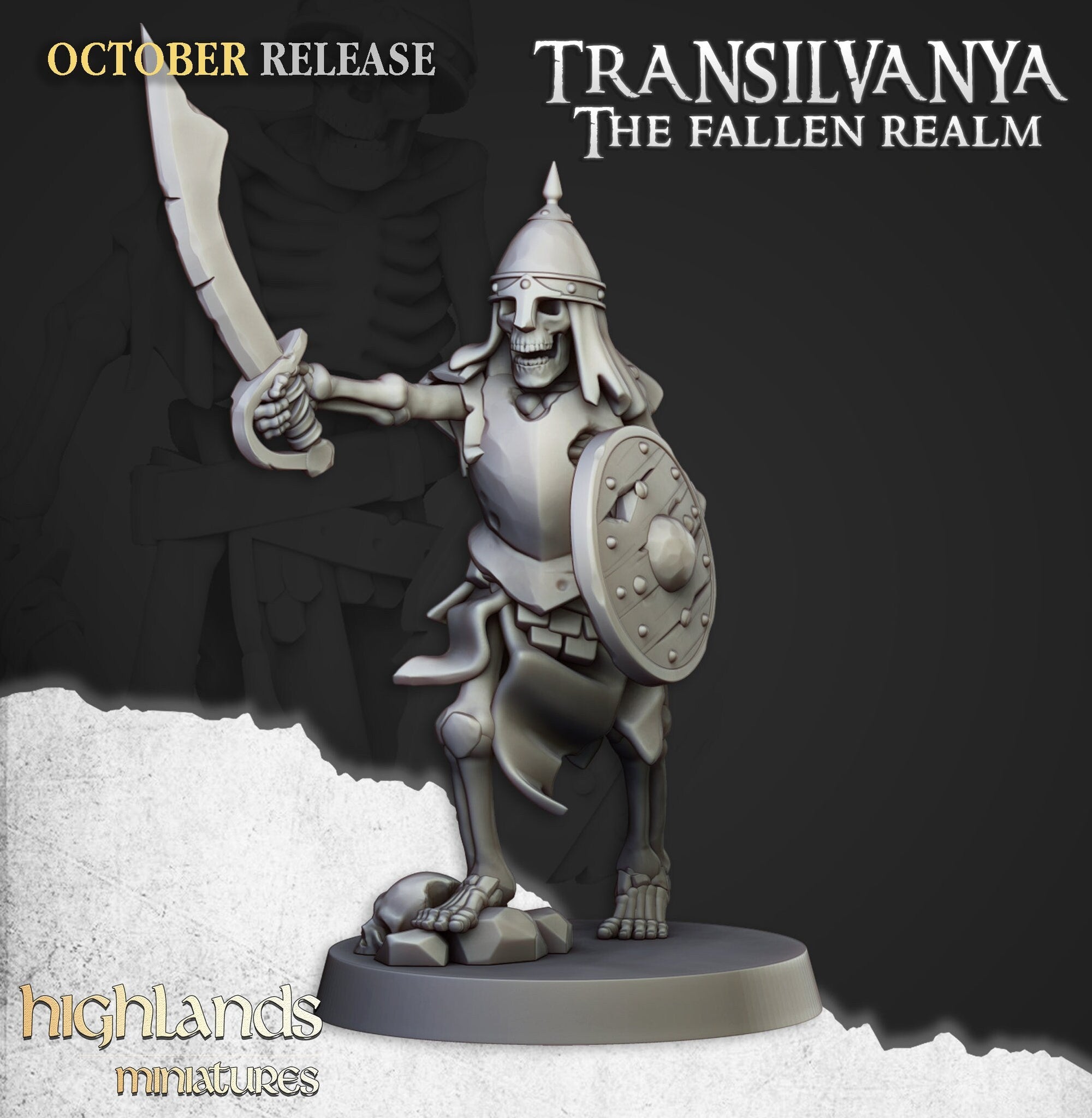 Skeleton Warriors with Swords - Highlands Miniatures - Sigmarite Boutique