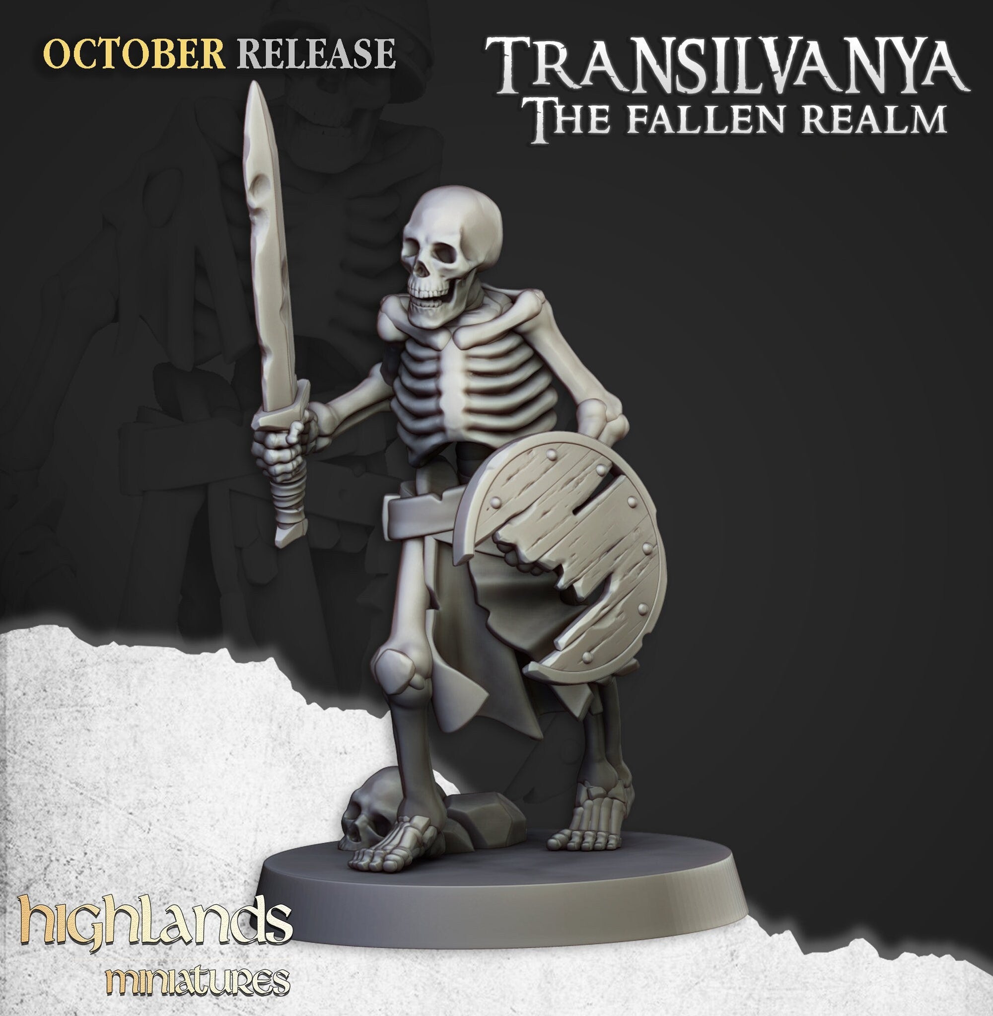 Skeleton Warriors with Swords - Highlands Miniatures - Sigmarite Boutique