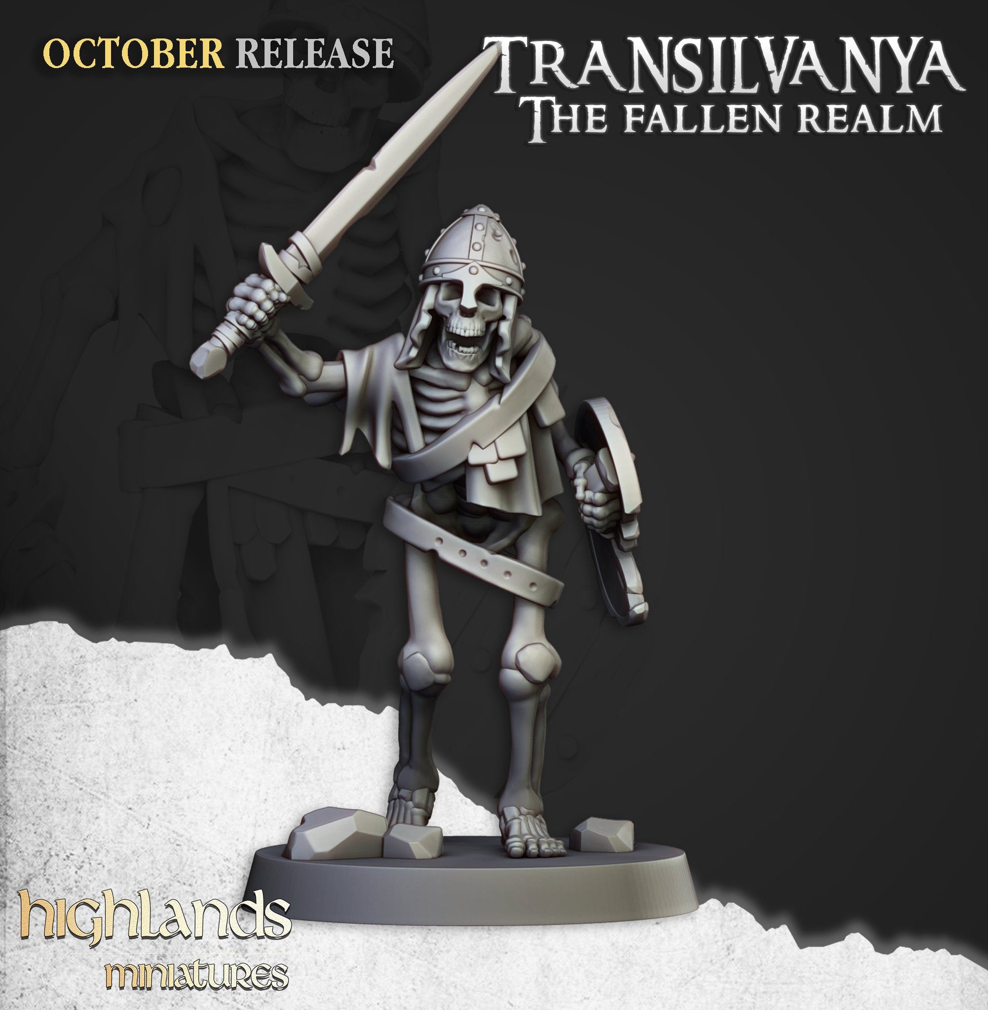 Skeleton Warriors with Swords - Highlands Miniatures - Sigmarite Boutique