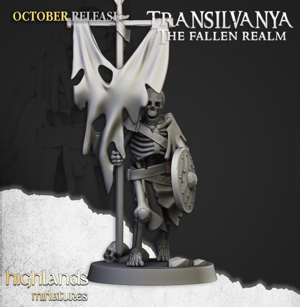 Skeleton Warriors with Swords - Highlands Miniatures - Sigmarite Boutique