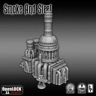 Smoke and Steel - Forbidden Prints - 3D Printed Sci-Fi Terrain - Sigmarite Boutique