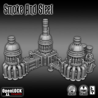 Smoke and Steel - Forbidden Prints - 3D Printed Sci-Fi Terrain - Sigmarite Boutique