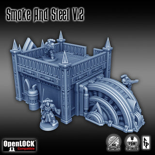 Smoke and Steel Part 2 - Forbidden Prints - 3D Printed Sci-Fi Terrain - Sigmarite Boutique