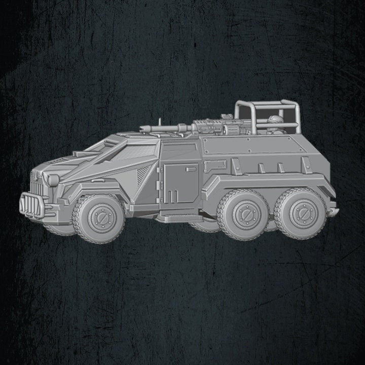 Solaryn Dragoon Armored Scout Vehicle - Quartermaster 3D - Sigmarite Boutique