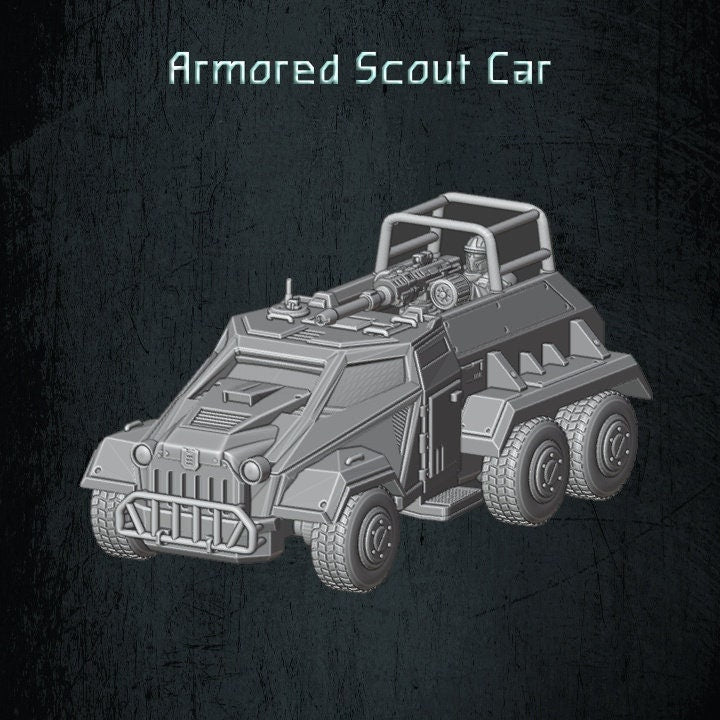 Solaryn Dragoon Armored Scout Vehicle - Quartermaster 3D - Sigmarite Boutique