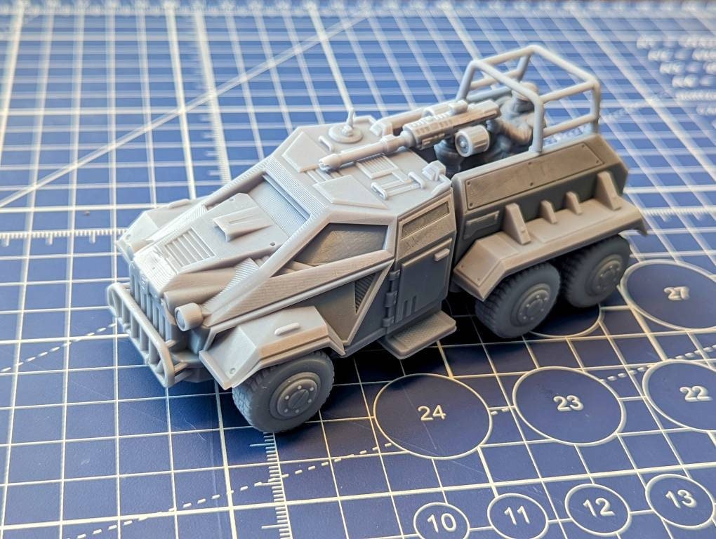Solaryn Dragoon Armored Scout Vehicle - Quartermaster 3D - Sigmarite Boutique