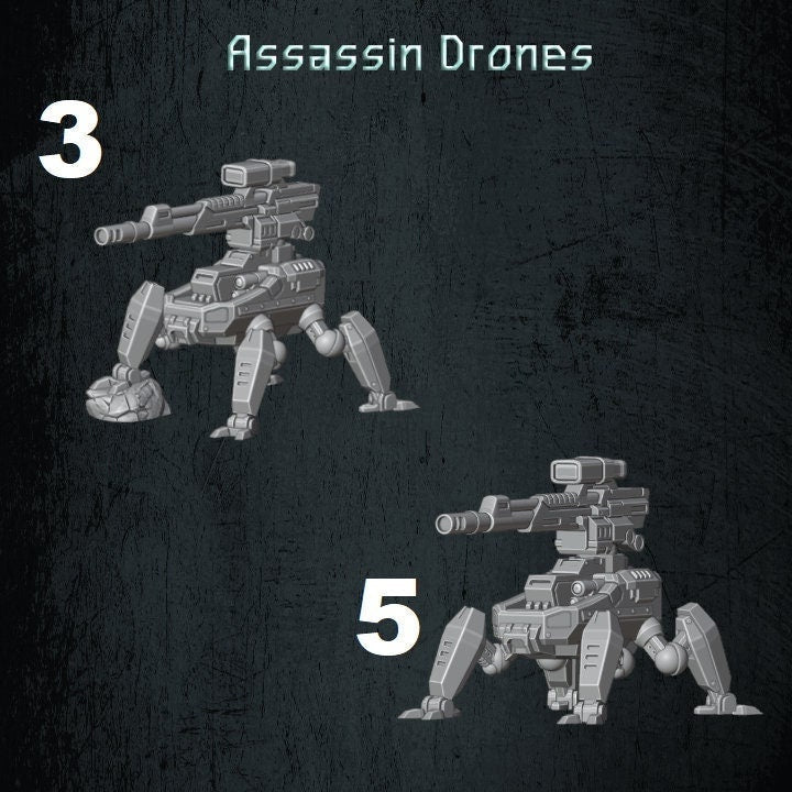 Solaryn Dragoon Assassin Drones - Quartermaster 3D - Sigmarite Boutique