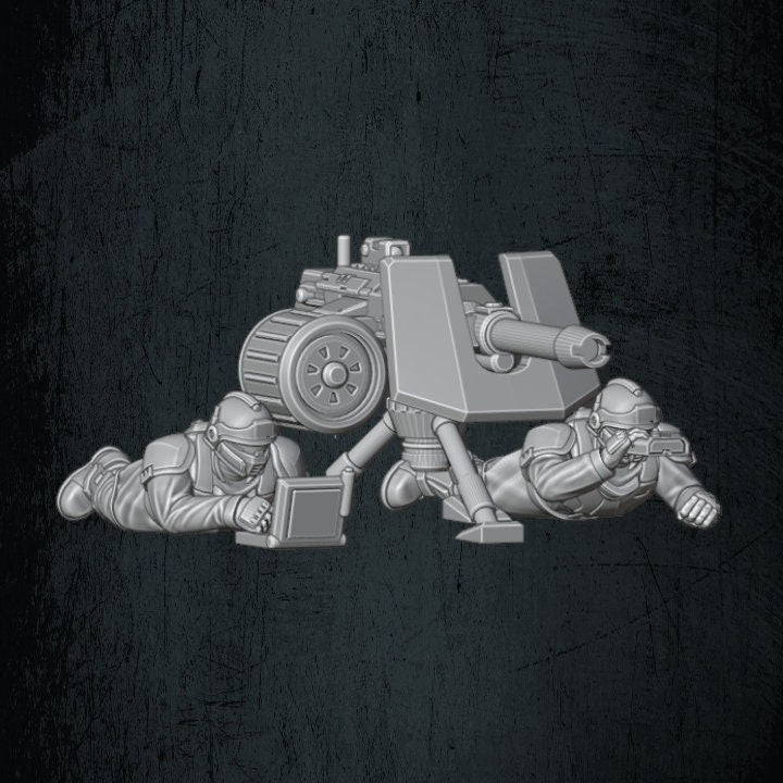 Solaryn Dragoon Autocannon Team - Quartermaster 3D - Sigmarite Boutique