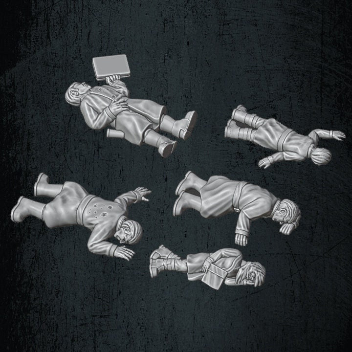 Solaryn Dragoon Civilians and Civilian Casualties - Quartermaster 3D - Sigmarite Boutique
