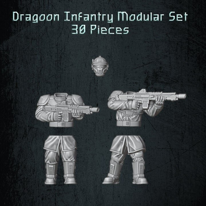 Solaryn Dragoon Modular Infantry - Quartermaster 3D - Sigmarite Boutique