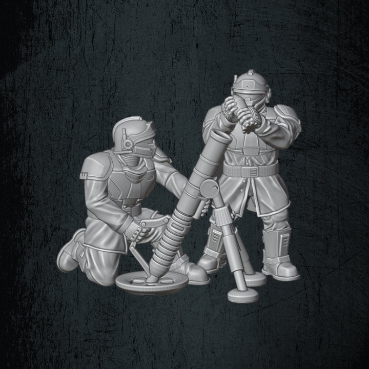 Solaryn Dragoon Mortar Team - Quartermaster 3D - Sigmarite Boutique