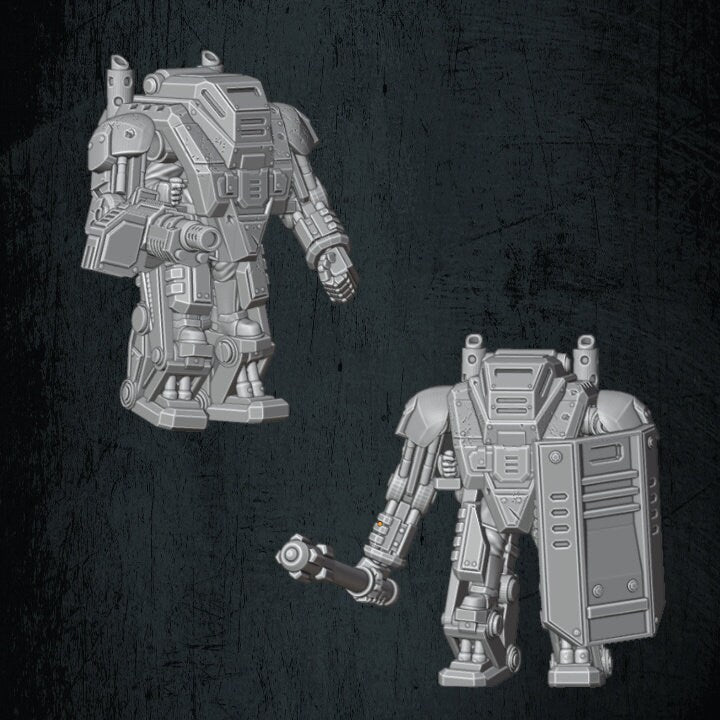 Solaryn Dragoon O.G.R.E. Exosuit - Quartermaster 3D - Sigmarite Boutique