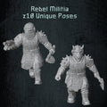 Solaryn Dragoon Rebel Militia - Quartermaster 3D - Sigmarite Boutique