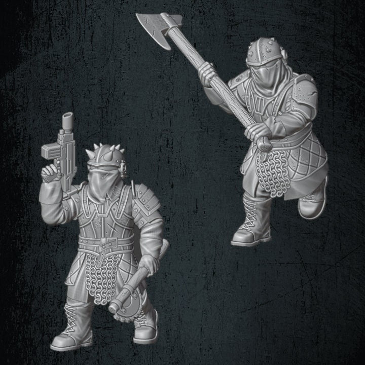 Solaryn Dragoon Rebel Militia - Quartermaster 3D - Sigmarite Boutique